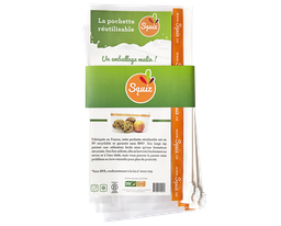 [A027AA003AFFBC] Pochette de transport réutilisable x3